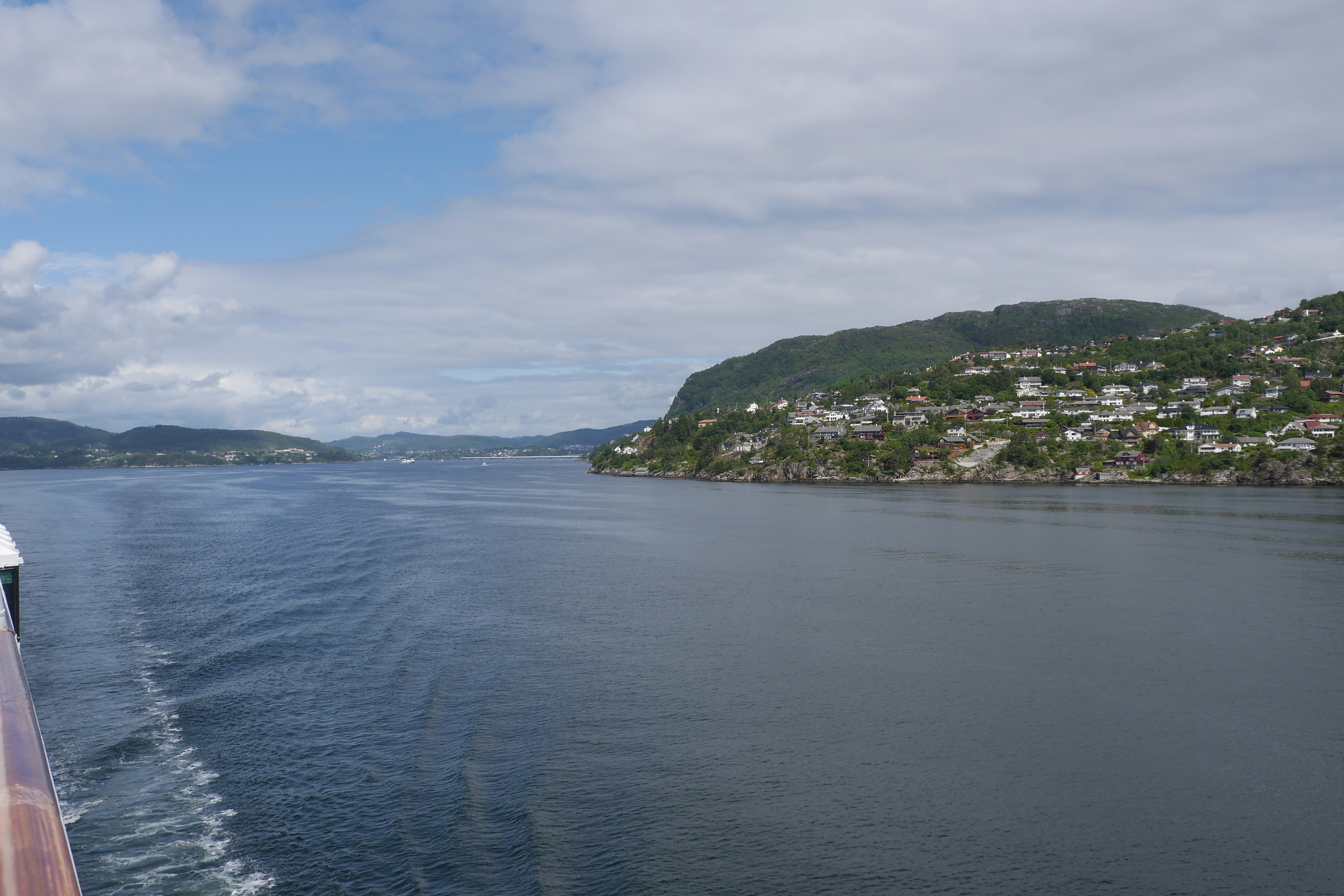 Einfahrt nach Bergen